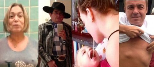 Fotos de famosos. (Foto/reprodu&ccedil;&atilde;o)