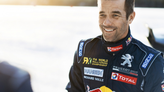 S&eacute;bastien Loeb au d&eacute;part du Dakar