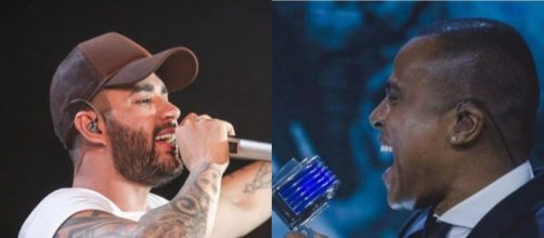 Cantores trocaram farpas no Instagram (Cr&eacute;dito: divulga&ccedil;&atilde;o)