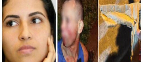 Lutadora reage a assalto e domina o bandido.( Reprodu&ccedil;&atilde;o)