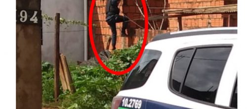 Suspeitos fugiram quando avistaram a pol&iacute;cia. (foto: Site Sidrol&acirc;ndia News/Reprodu&ccedil;&atilde;o)