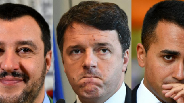 Matteo Salvini, Matteo Renzi e Luigi Di Maio