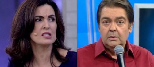 F&aacute;tima Bernardes e Faust&atilde;o est&atilde;o na lista dos apresentadores que mais faturariam na Globo. (Foto Reprodu&ccedil;&atilde;o)