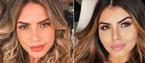 Loira e morena que encontraram Neymar em Barra Grande (Reprodu&ccedil;&atilde;o Instagram Erika / Instagram Isabella)