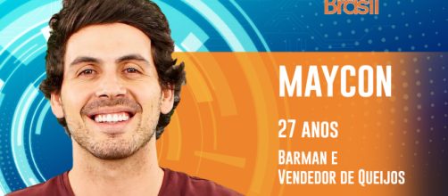 Maycon &eacute; barman e vendedor de queijos (Reprodu&ccedil;&atilde;o: GShow)