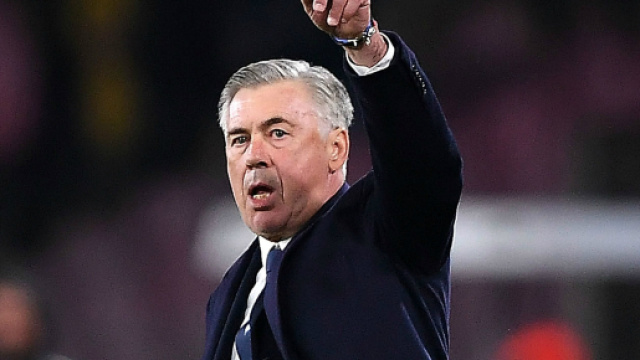 Carlo Ancelotti, allenatore dell'SSC Napoli