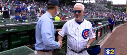 Joe Maddon is parting ways with the Chicago Cubs after a struggling season. [Image Credit: CBS Chicago/YouTube]