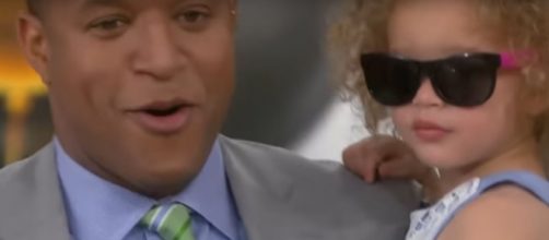 Craig Melvin loves being a dad, here with Sibby, but be careful coming to the "Today" co-host's doorstep. [Image source;TODAY-YouTube]