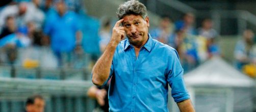 Renato Ga&uacute;cho, t&eacute;cnico do Gr&ecirc;mio, j&aacute; vestiu a camisa do Flamengo e do Gr&ecirc;mio. (Lucas Uebel/Gr&ecirc;mio)