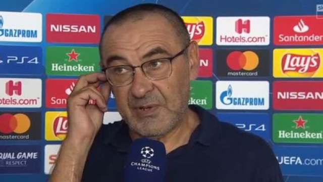 Maurizio Sarri, allenatore della Juventus