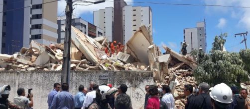 Pr&eacute;dio residencial de 7 andares desaba em Fortaleza. (Arquivo Blasting News)