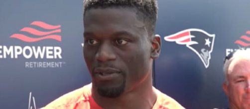 Watson was reunited with the Patriots after he was cut last week (Image Credit: NESN/YouTube)