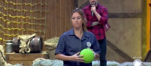 Bif&atilde;o participa da quinta prova do fazendeiro. (Reprodu&ccedil;&atilde;o/RecordTV)