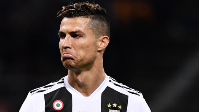 Cristiano Ronaldo con la maglia della Juventus