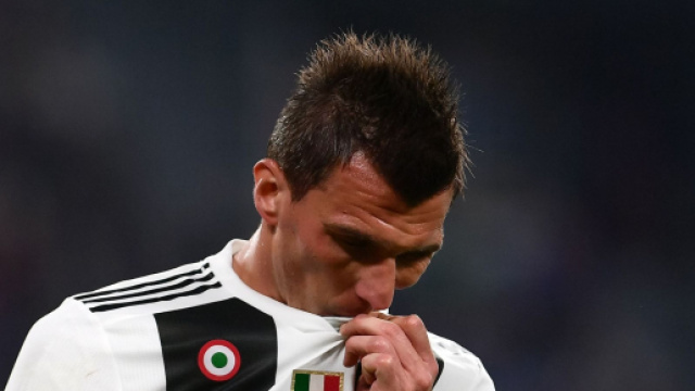Mario Mandzukic con la maglia della Juventus