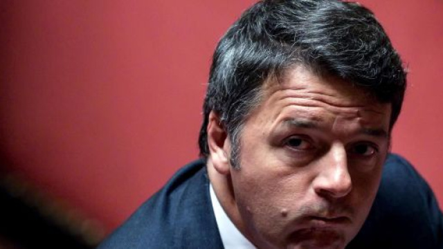 L'ex presidente del consiglio Matteo Renzi