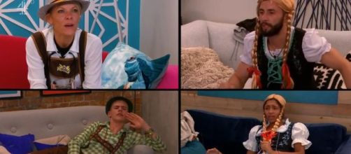 The player enjoy "The Circle's" very own Oktoberfest in celebration of Brooke's birthday (Image credit: The Circle/40d)