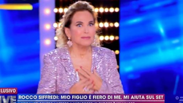 Barbara D'Urso basita dopo il racconto