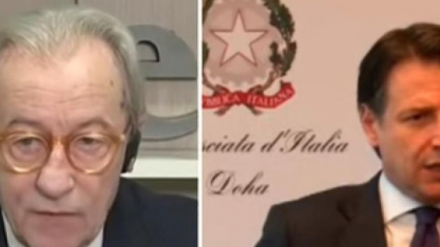 Vittorio Feltri attacca Giuseppe Conte e il M5S