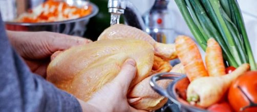 Lavar o frango antes de cozinhar pode colocar a sa&uacute;de em risco. (Arquivo Blasting News)
