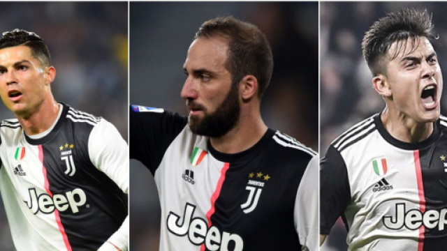 Juventus: Ronaldo, Higuain e Dybala