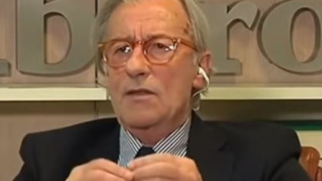 Il giornalista Vittorio Feltri