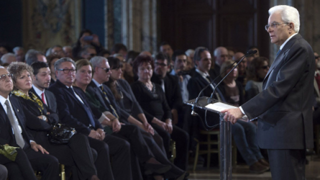 Il Presidente della Repubblica Sergio Mattarella.