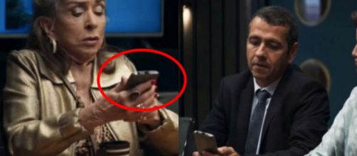 Celular de cabe&ccedil;a pra baixo e merchan no ar: gafes marcam 'A Dona do Peda&ccedil;o'. (Reprodu&ccedil;&atilde;o/TV Globo)