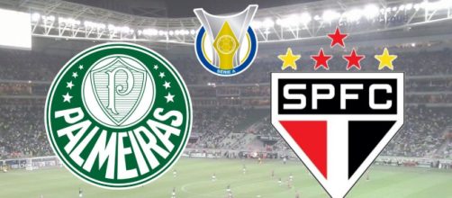 Palmeiras x S&atilde;o Paulo: transmiss&atilde;o ao vivo e exclusiva no pay-per-view. (Fotomontagem)