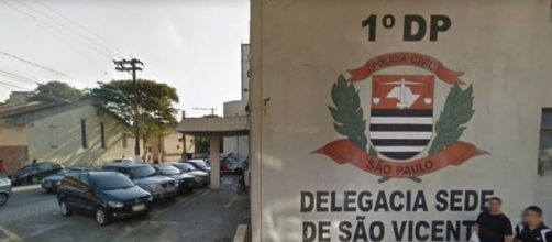 Caso foi registrado na delegacia de S&atilde;o Vicente. (Reprodu&ccedil;&atilde;o/Google Street View)
