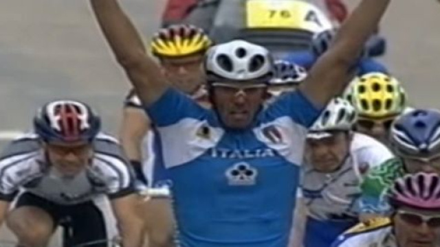 Mario Cipollini Campione del Mondo a Zolder