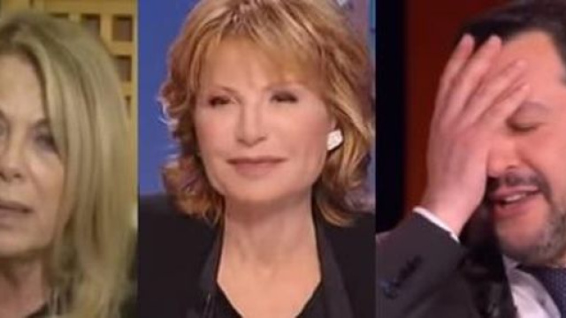 Rita Dalla Chiesa non ha gradito la battuta di Lilli Gruber sulla pancia di Matteo Salvini.