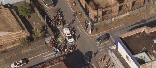 Menina de 5 anos &eacute; morta a facadas. (Reprodu&ccedil;&atilde;o/TV Globo)