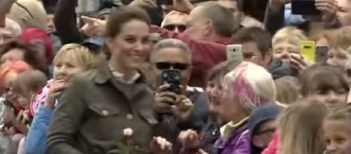Prince William and Kate Middleton visit Keswick in Cumbria. [Image source &ndash; 5 News YouTube video]