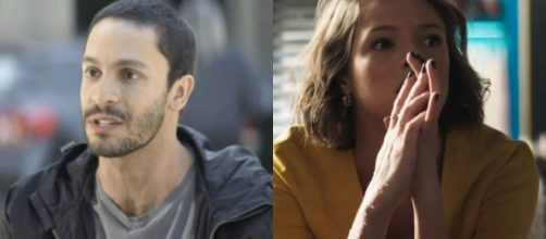 T&eacute;o descobre crime cometido por Josiane. (Reprodu&ccedil;&atilde;o/Rede Globo)