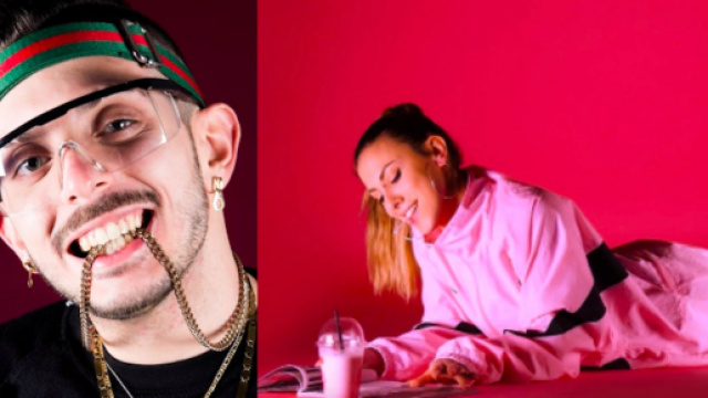 A sinistra Enzo Dong, a destra Beba.