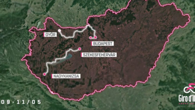 Giro d&rsquo;Italia 2020 in partenza da Budapest