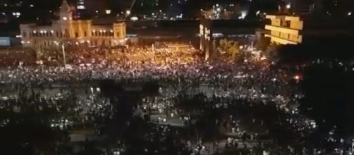 V&iacute;deo registrou confus&atilde;o. (Reprodu&ccedil;&atilde;o/TV Globo)