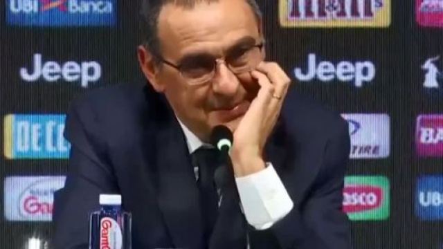 Juventus, il tecnico Maurizio Sarri
