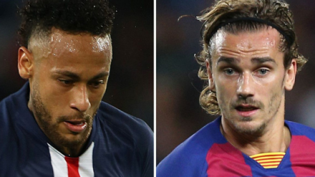 Mercato PSG : un &eacute;change Neymar - Griezmann 'priorit&eacute; pour 2020'