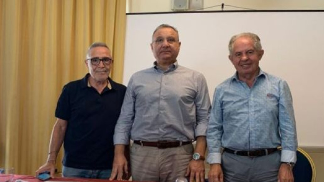 In foto: Maurizio Cal&agrave;, Alfio Giulio e Antonino Toscano