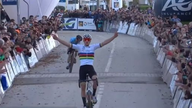 La vittoria di Mathieu Van der Poel agli Europei di Silvelle
