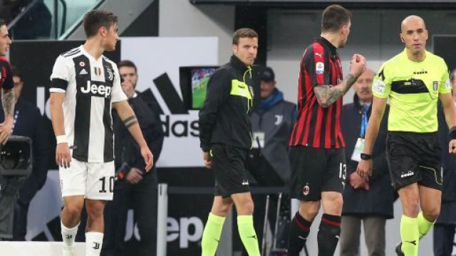 Calvarese e Fabbri in Milan-Juventus