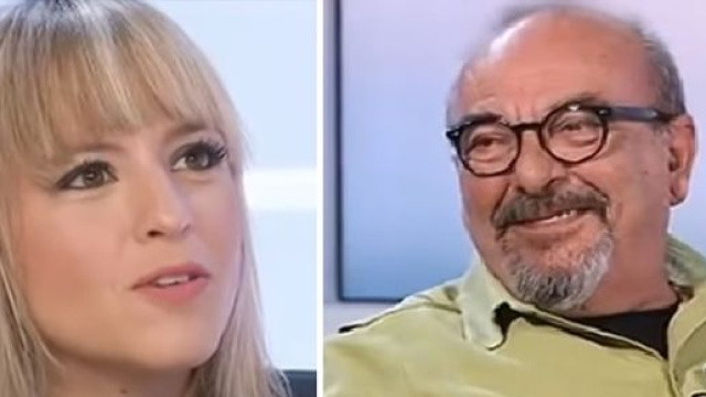 L'eurodeputata Silvia Sardone ed il vignettista Vauro Senesi