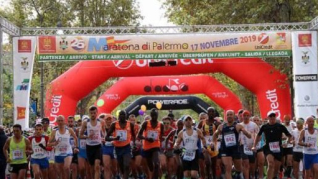 Partenza della XXV Maratona di Palermo