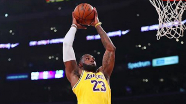 LeBron James bat un nouveau record. Credit: Instagram/Lakers