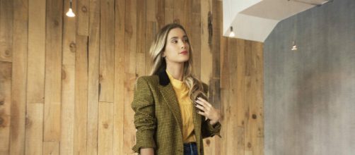 Mar&iacute;a Pombo posando con uno de sus 'looks'