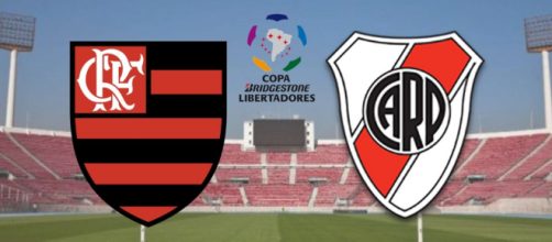 Flamengo x River Plate ter&aacute; transmiss&atilde;o ao vivo para v&aacute;rias partes do mundo. (Fotomontagem)