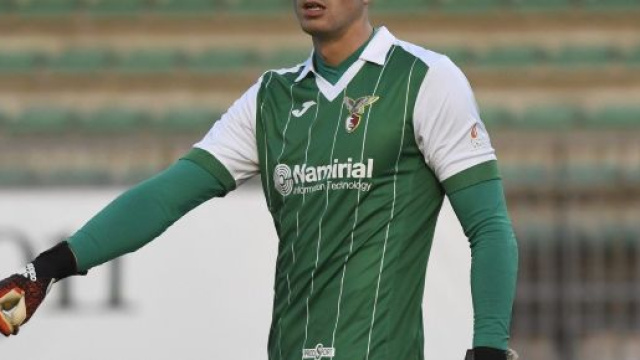 Il portiere della Reggiana Matteo Voltolini.