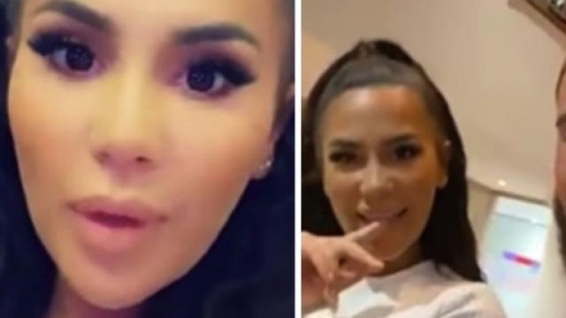 Milla au restaurant avec Mujdat, Illan et Nikola. Credit: Capture d'&eacute;cran/snapchat